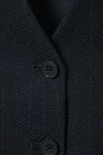 Chaleco de traje – Rayas diplomáticas azul oscuro