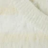 Chaleco mullido de canalé – Blanco Chaleco mullido de canalé – Blanco