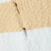 Chaleco sin mangas de punto desgastado de corte holgado – Rayas azules y beige Chaleco sin mangas de punto desgastado de corte holgado – Rayas azules y beige