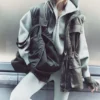 Chaleco utilitario acolchado oversize – Gris oscuro Chaleco utilitario acolchado oversize – Gris oscuro