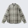 Chaqueta acolchada de corte holgado – Cuadros grises Chaqueta acolchada de corte holgado – Cuadros grises
