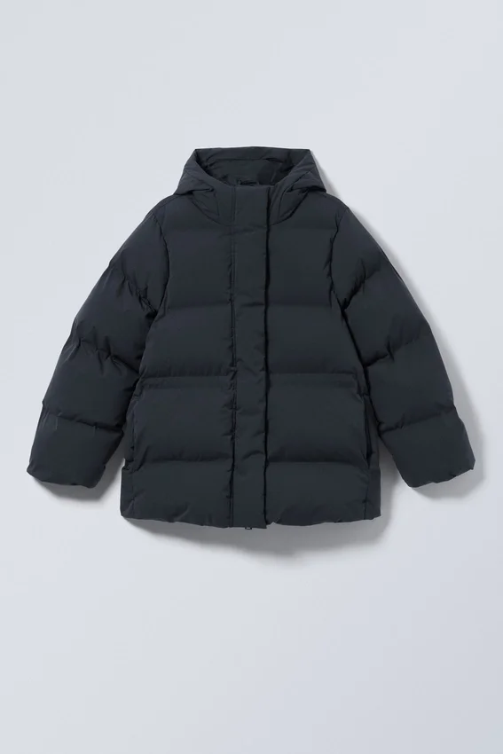 Chaqueta acolchada entallada – Azul oscuro Chaqueta acolchada entallada – Azul oscuro