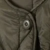 Chaqueta acolchada oversize con forro – Verde caqui oscuro Chaqueta acolchada oversize con forro – Verde caqui oscuro