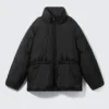Chaqueta acolchada oversize – Negro Chaqueta acolchada oversize – Negro