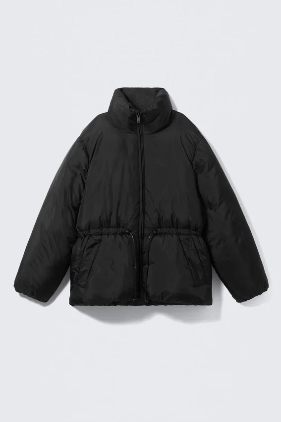 Chaqueta acolchada oversize – Negro Chaqueta acolchada oversize – Negro