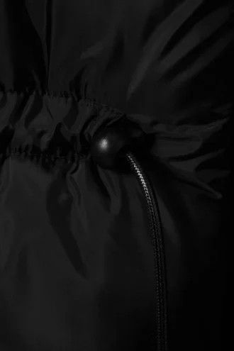 Chaqueta acolchada oversize – Negro