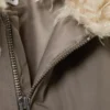 Chaqueta bomber con cuello de piel sintética – Dark Mole Chaqueta bomber con cuello de piel sintética – Dark Mole