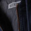 Chaqueta bomber holgada con capucha – Azul marino lavado Chaqueta bomber holgada con capucha – Azul marino lavado