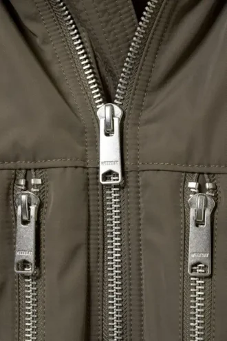 Chaqueta bomber holgada con capucha – Mole Dark