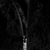 Chaqueta con capucha de piel sintética encogida – Negro Chaqueta con capucha de piel sintética encogida – Negro