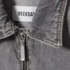 Chaqueta con cremallera de denim Ontario – Eleven Grey