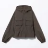 Chaqueta cortavientos de nailon – Gris oscuro Chaqueta cortavientos de nailon – Gris oscuro