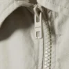 Chaqueta de corte regular en mezcla de lino – Gris topo claro Chaqueta de corte regular en mezcla de lino – Gris topo claro