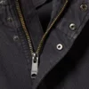 Chaqueta de lona de algodón de corte holgado – Negro lavado Chaqueta de lona de algodón de corte holgado – Negro lavado