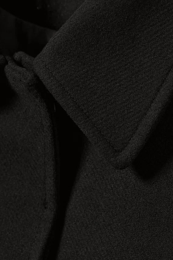 Chaqueta de mezcla de lana Tana – Negro Chaqueta de mezcla de lana Tana – Negro