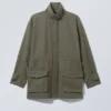 Chaqueta de trabajo Hayden – Caqui oscuro Chaqueta de trabajo Hayden – Caqui oscuro