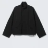 Chaqueta deportiva holgada – Negro Chaqueta deportiva holgada – Negro