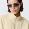 Chaqueta deportiva oversize de Hanne H – Beige claro apagado Chaqueta deportiva oversize de Hanne H – Beige claro apagado