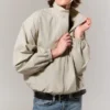Chaqueta deportiva oversize Hanne H – Gris claro Chaqueta deportiva oversize Hanne H – Gris claro