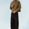Chaqueta holgada con cremallera – Beige Chaqueta holgada con cremallera – Beige