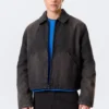 Chaqueta holgada con cremallera – Negro Chaqueta holgada con cremallera – Negro