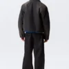Chaqueta holgada con cremallera – Negro Chaqueta holgada con cremallera – Negro