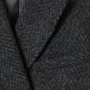 Chaqueta oversize de mezcla de lana Carla – Espiga gris