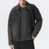 Chaqueta utilitaria de corte holgado y lavado – Negro lavado Chaqueta utilitaria de corte holgado y lavado – Negro lavado