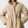 Chaqueta utilitaria holgada – Beige Chaqueta utilitaria holgada – Beige