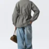 Chaqueta utilitaria holgada – Gris