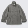 Chaqueta utilitaria holgada – Gris