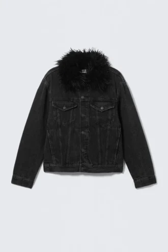 Chaqueta vaquera acolchada – Risso Black – Negro