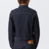 Chaqueta vaquera ajustada de estilo camionero – Blue Rinse – Azul oscuro