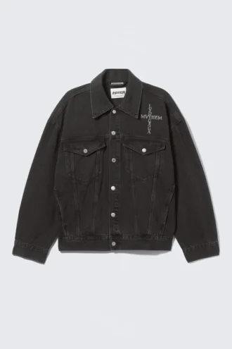 Chaqueta vaquera de Lady Gaga – Negra Chaqueta vaquera de Lady Gaga – Negra