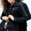 Chaqueta vaquera entallada – Blue Rinse – Azul oscuro
