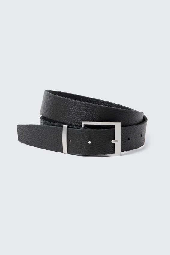 Cinturón de cuero – Negro Cinturón de cuero – Negro