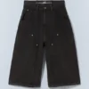 Cm X Lb Dunno Pantalones cortos de carpintero unisex en negro lavado – Negro lavado | Cheap Monday GB Cm X Lb Dunno Pantalones cortos de carpintero unisex en negro lavado – Negro lavado | Cheap Monday GB