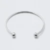 Collar abierto esculpido y pulido – Plata Collar abierto esculpido y pulido – Plata
