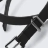 Collar con hebilla de imitación de cuero – Negro Collar con hebilla de imitación de cuero – Negro