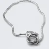 Collar de acero flexible – Plata Collar de acero flexible – Plata
