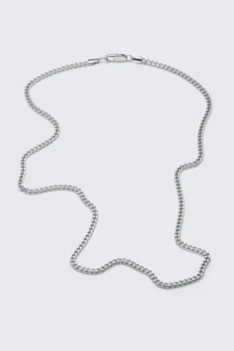 Collar de cadena clásico – Color plateado
