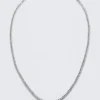 Collar de cadena clásico – Color plateado Collar de cadena clásico – Color plateado