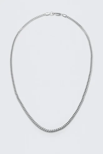 Collar de cadena clásico – Color plateado