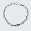 Collar de cadena de acero inoxidable – Plata Collar de cadena de acero inoxidable – Plata