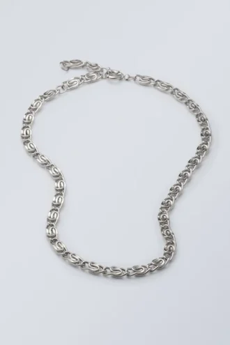 Collar de cadena Eli – Plata