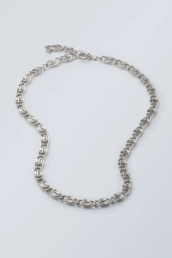 Collar de cadena Eli – Plata Collar de cadena Eli – Plata