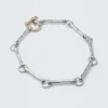 Collar de eslabones metálicos – Plata y dorado Collar de eslabones metálicos – Plata y dorado