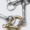 Collar de eslabones metálicos – Plata y dorado Collar de eslabones metálicos – Plata y dorado