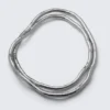 Collar de serpiente – Gris claro empolvado Collar de serpiente – Gris claro empolvado