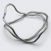 Collar de serpiente – Gris claro empolvado Collar de serpiente – Gris claro empolvado